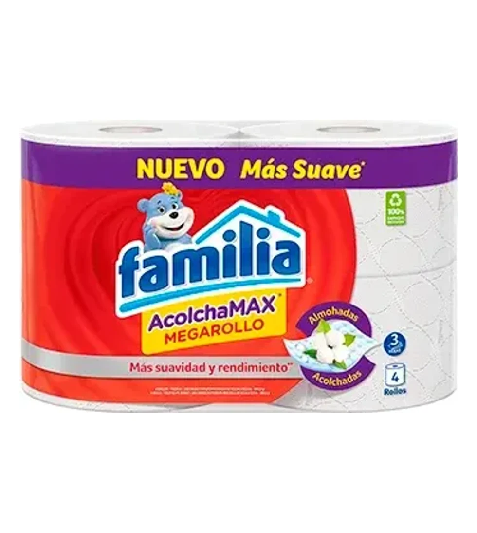 Familia AcolchaMAX Megarollo x4